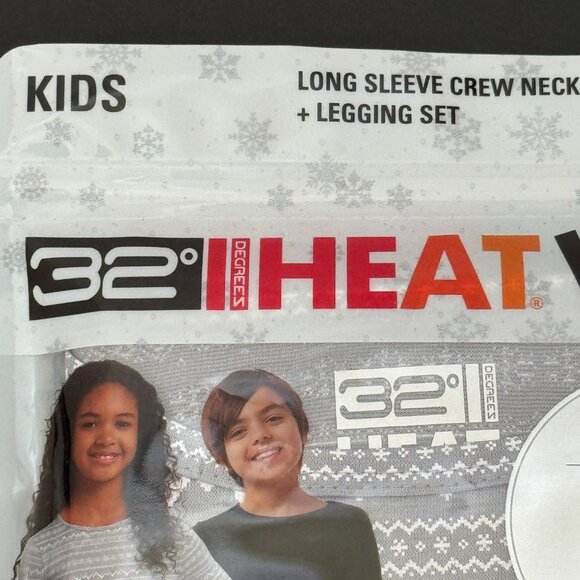 32 Degrees Kids' Gray Heat Set - S (6/7) NWT - Picture 4 of 13
